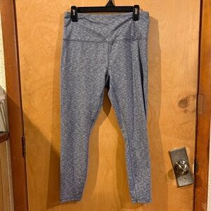 Blue Heathered Leggings